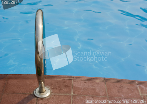 Image of Beautiful refreshing blue swimming pool water