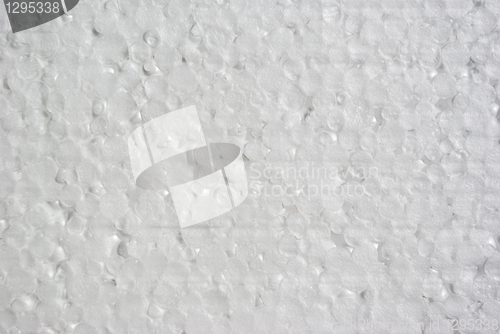 Image of The close-up of a porous white surface