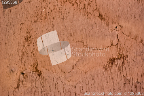 Image of texture of rusty painted metal