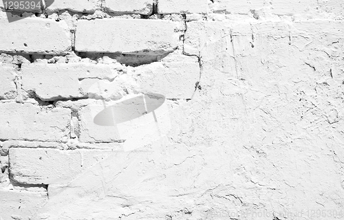 Image of White brick wall