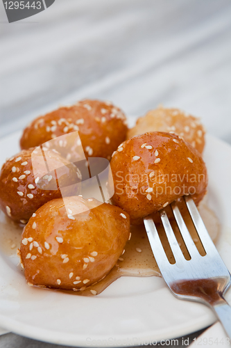 Image of Loukoumades, a greek dessert