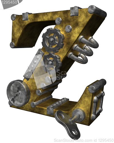 Image of steampunk letter z