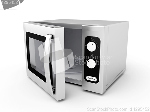 Image of Silver microwave oven