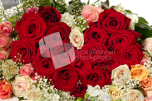 Image of Flowers heart shape