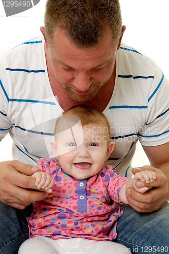 Image of Happy child and father