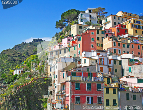 Image of Italy. Cinque Terre. Riomaggiore village 
