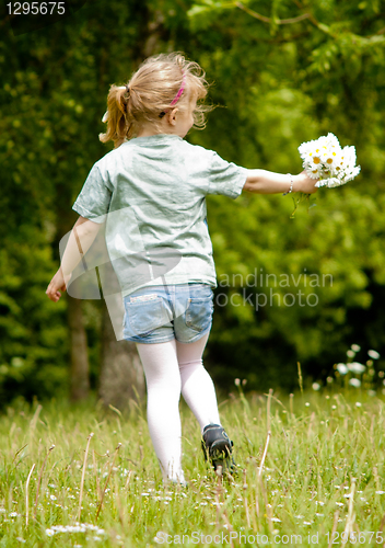 Image of picking flowers