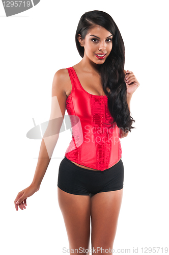 Image of Red bustier