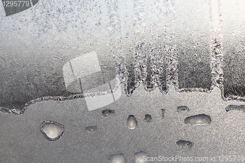 Image of frosty pattern on glass