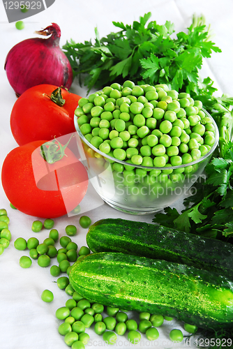 Image of Appetizing fresh vegetables