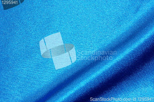 Image of blue satin background