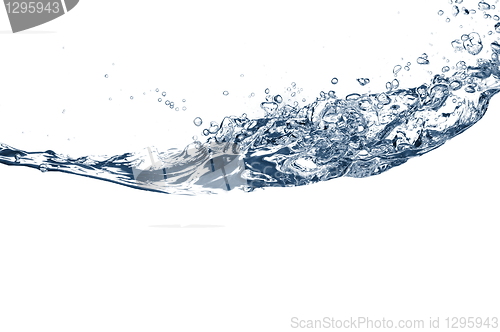 Image of fresh water with bubbles