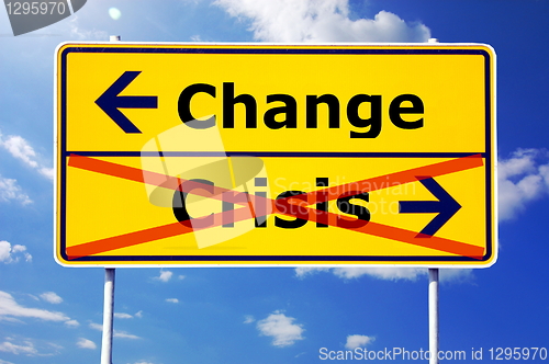 Image of change and crisis