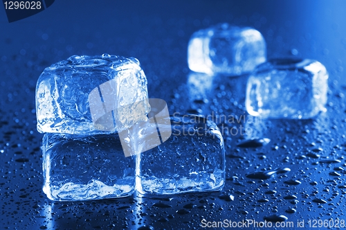 Image of ice cube macro