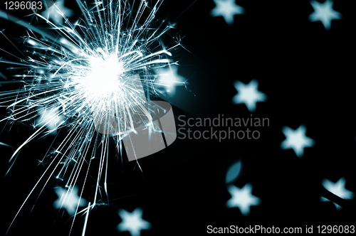 Image of holiday sparkler