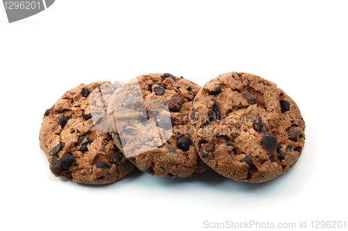 Image of cookie isolated on white background