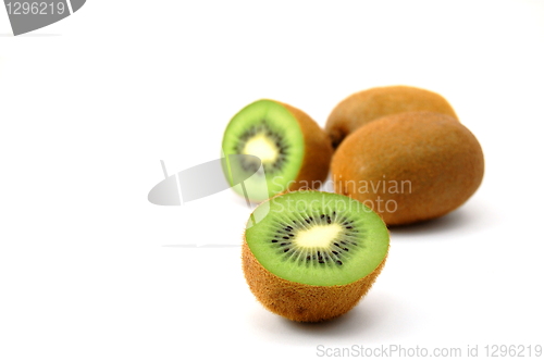 Image of kiwi fruit isolated on white background