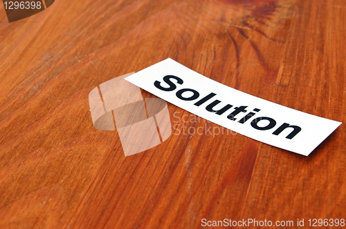 Image of business solution