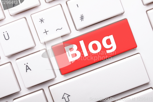 Image of blog key