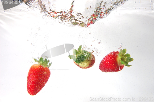 Image of strawberry splash