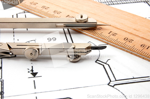 Image of architecture plans 