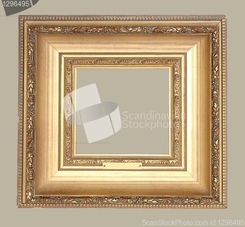 Image of ancient gold frame 