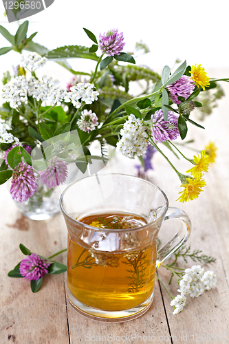 Image of fresh herbal tea