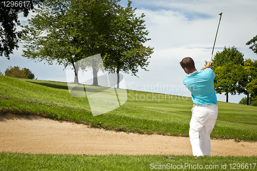 Image of golf player