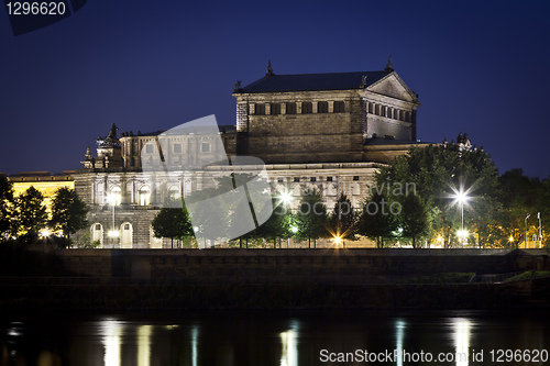 Image of Semper Oper by night
