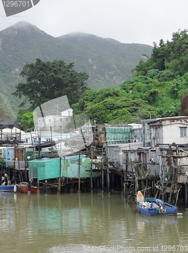 Image of Tai O fishing village in Hong Kong 