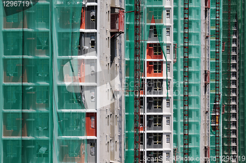 Image of Construction site of private apartments 
