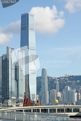Image of Hong Kong Skyline in the afternoon. 