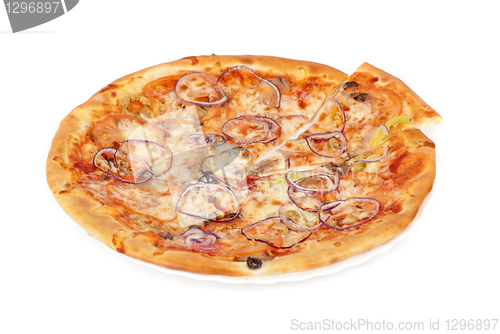 Image of vegetable pizza