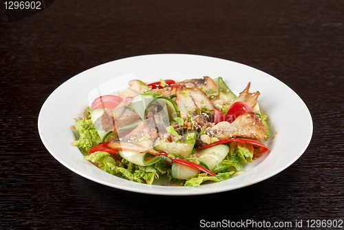 Image of Salad of smoked eel