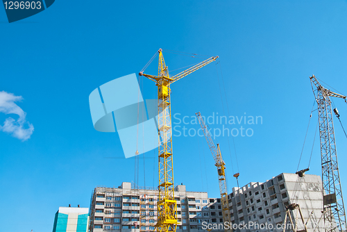 Image of Building crane