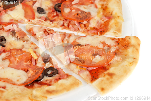 Image of meat pizza