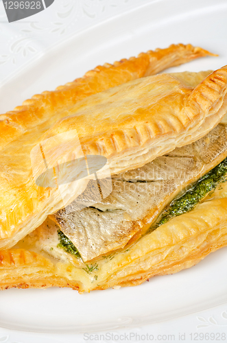 Image of tasty dish of trout fish