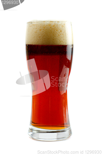 Image of Glass of dark beer