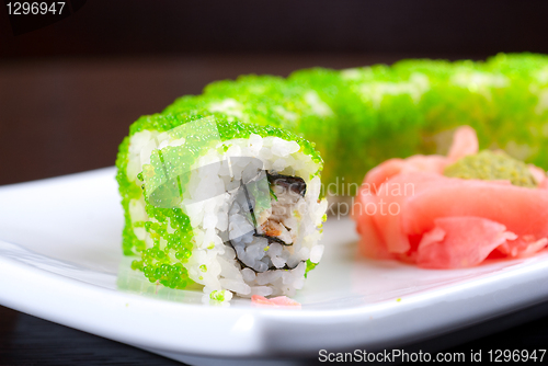 Image of sushi rolls