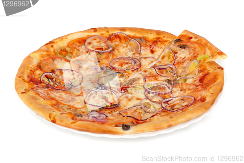 Image of vegetable pizza