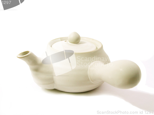 Image of White teapot