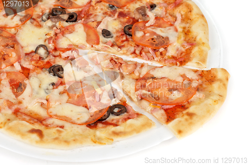Image of meat pizza