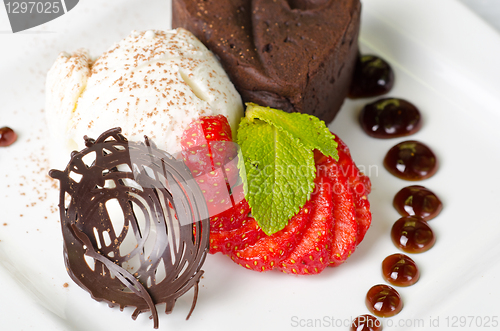 Image of Chocolate flan