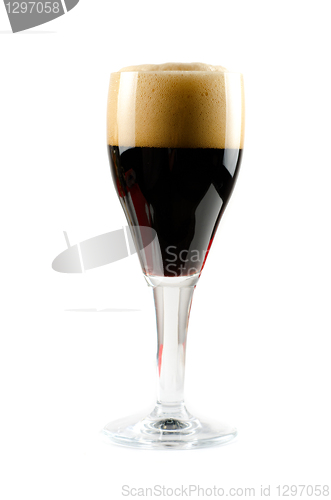 Image of Glass of dark beer