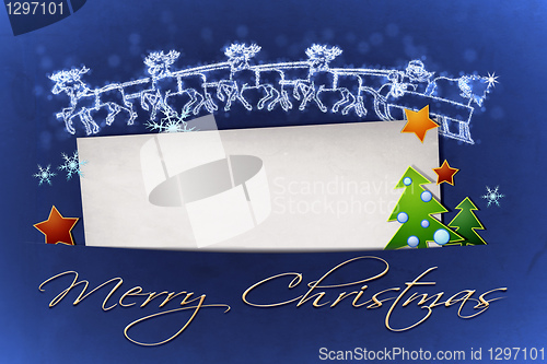 Image of blue christmas