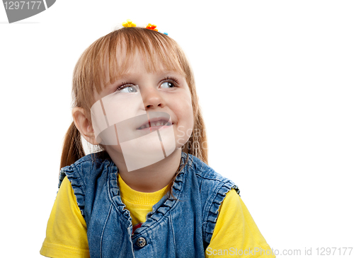 Image of portrait of a young girl