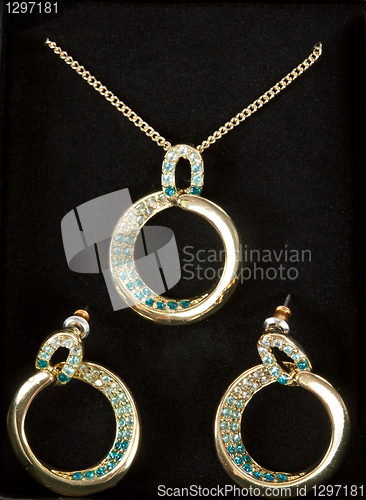 Image of earrings and pendant