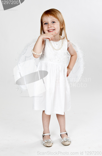 Image of little girl with wings