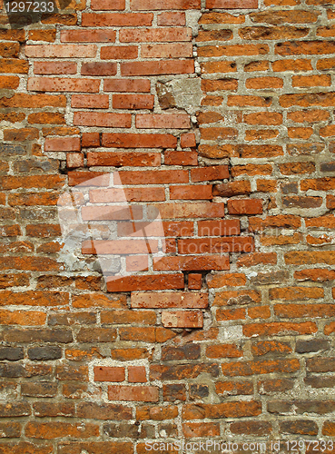 Image of old brick wall texture