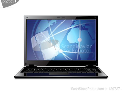 Image of Vector laptop